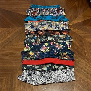 Boys Cartoon Print Size 6 10 Pairs Underware Bottoms